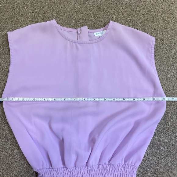 pleat: Girls / Tween Style Josie Dress Purple, Size 10 - Picture 4 of 9